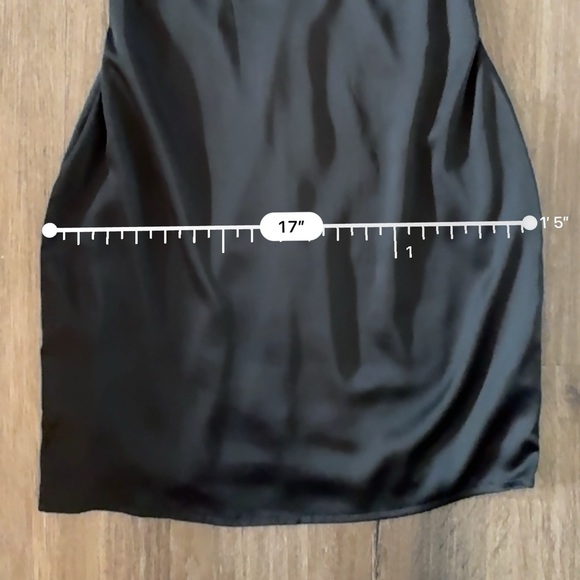 Silky Backless Mini Witch Dress with Angel Sleeves - Picture 10 of 13